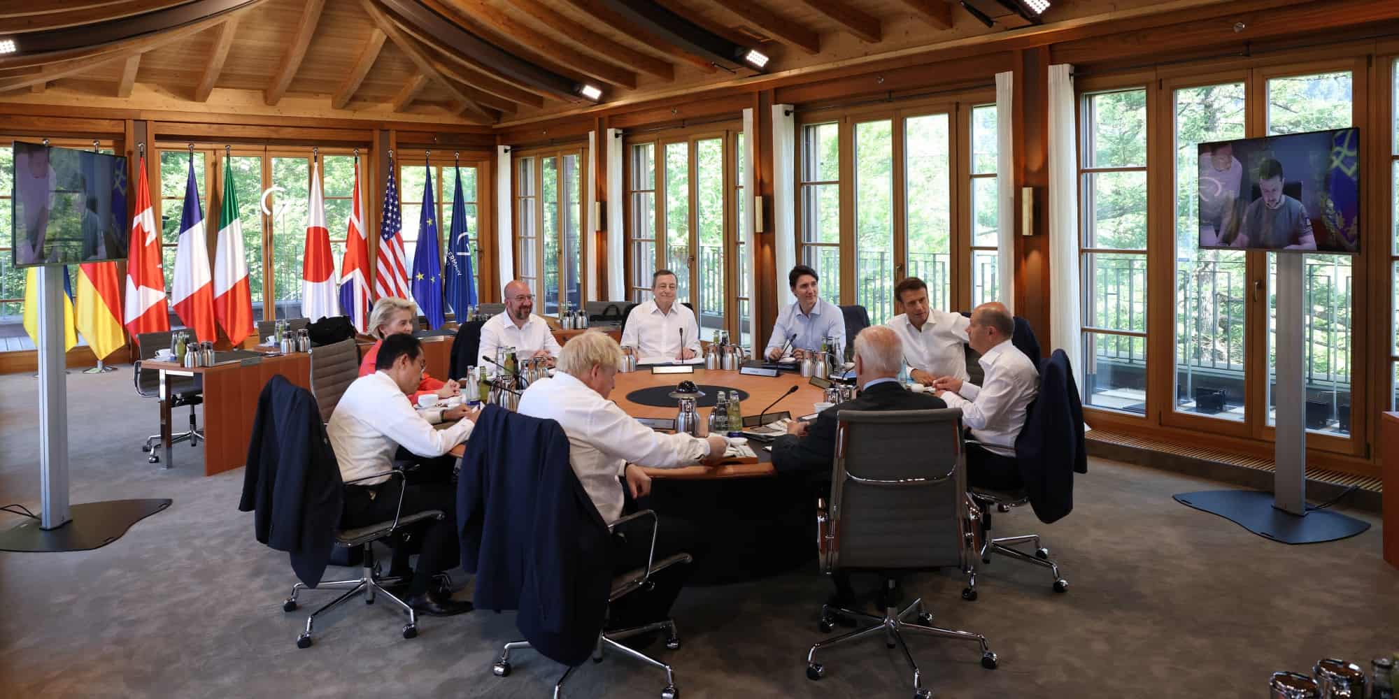 Οι ηγέτες της G7