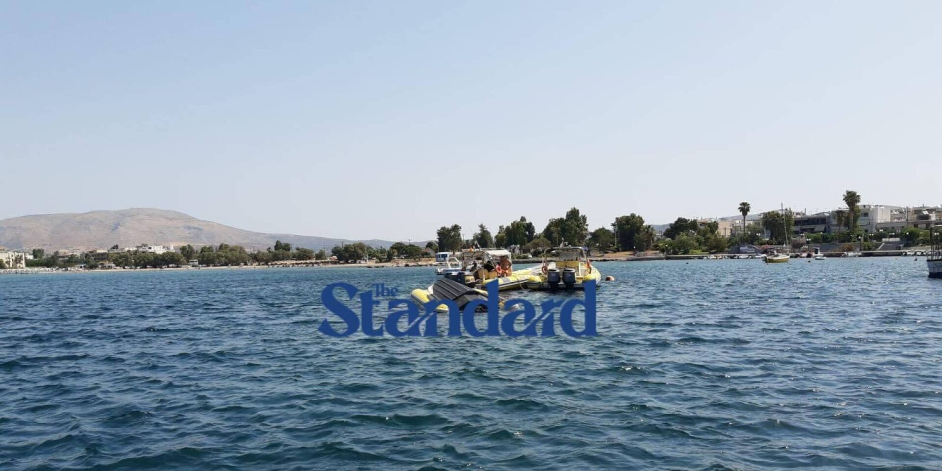 Τα δύο ταχύπλοα σκάφη που συγκρούστηκαν στα γυρίσματα της ταινίας «Γάμος αλά Ελληνικά»