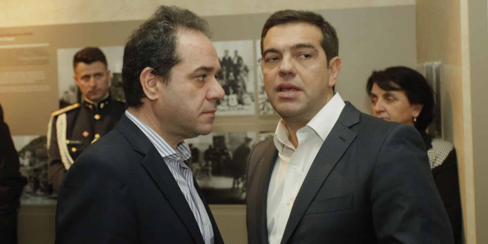 Kώστας Δήμτσας και Αλέξης Τσίπρας