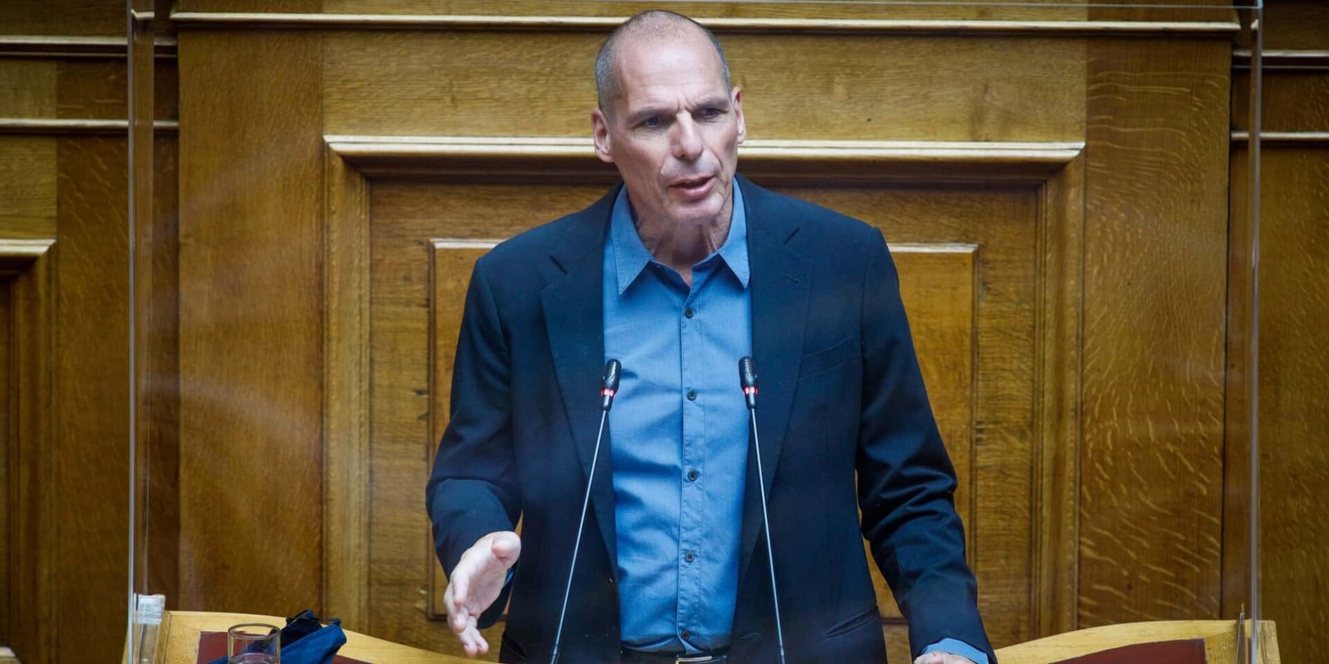 Ο Γραμματέας του ΜέΡΑ25, Γιάνης Βαρουφάκης