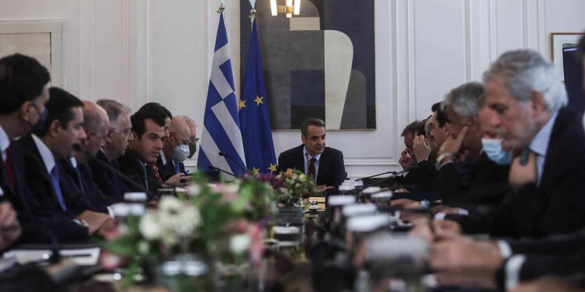Το υπουργικό συμβούλιο υπό τον πρωθυπουργό Κυριάκο Μητσοτάκη