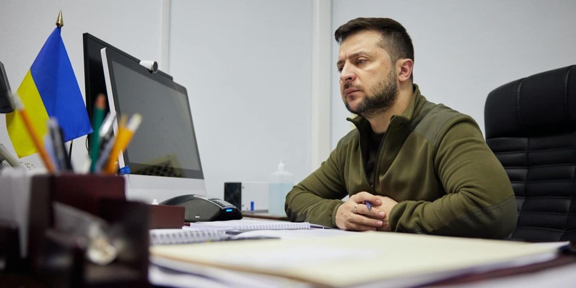 Ο πρόεδρος της Ουκρανίας Βολοντίμιρ Ζελένσκι