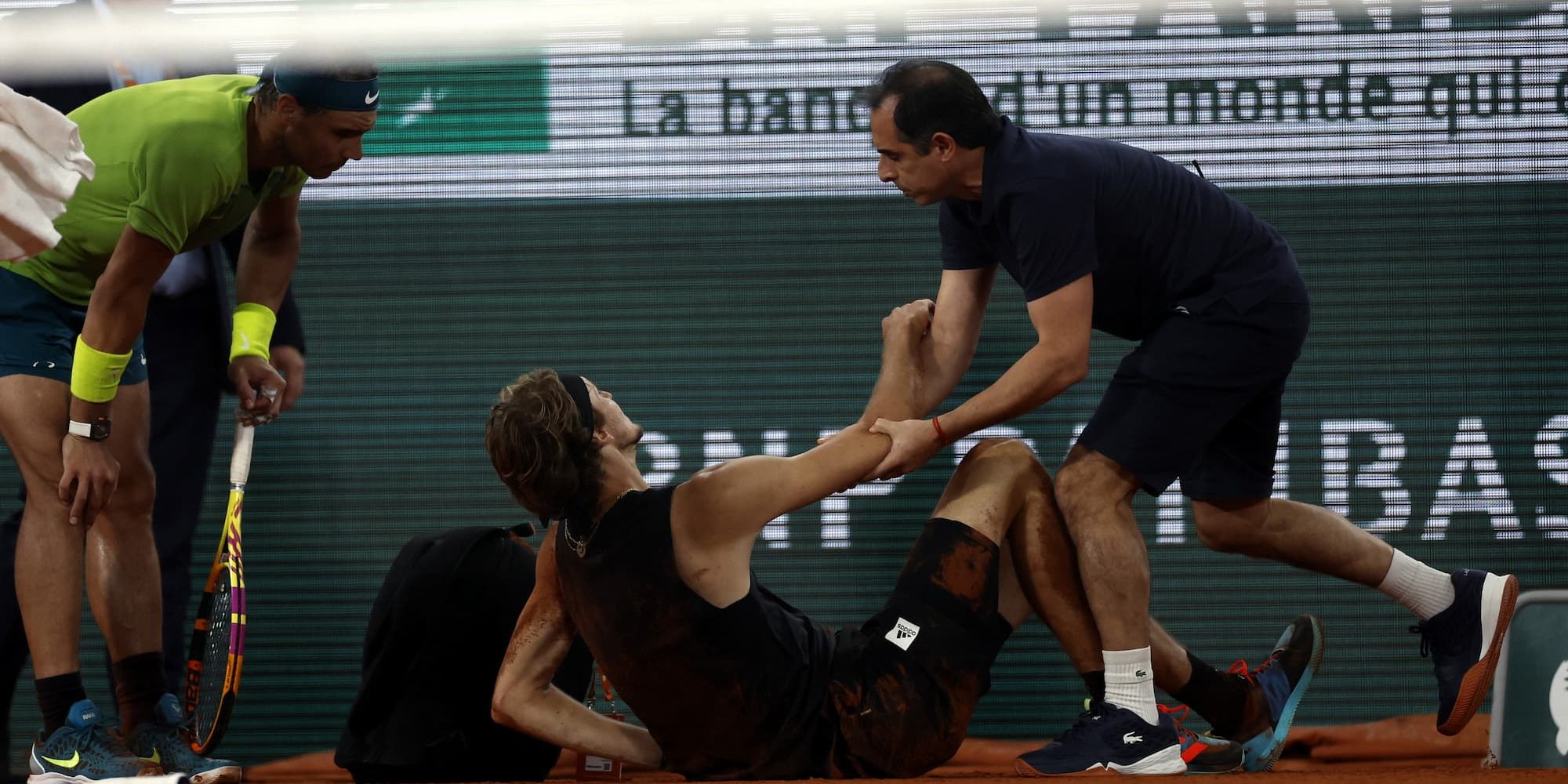 Ο Σάσα Ζβέρεφ στο Roland Garros