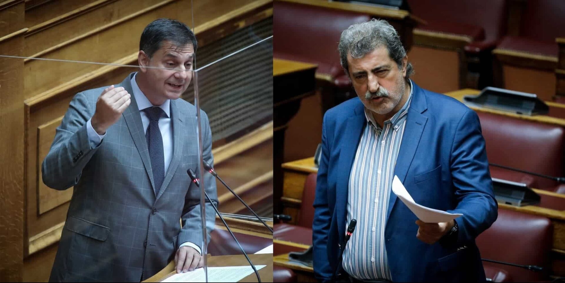 Ο Χάρης Θεοχάρης και ο Παύλος Πολάκης