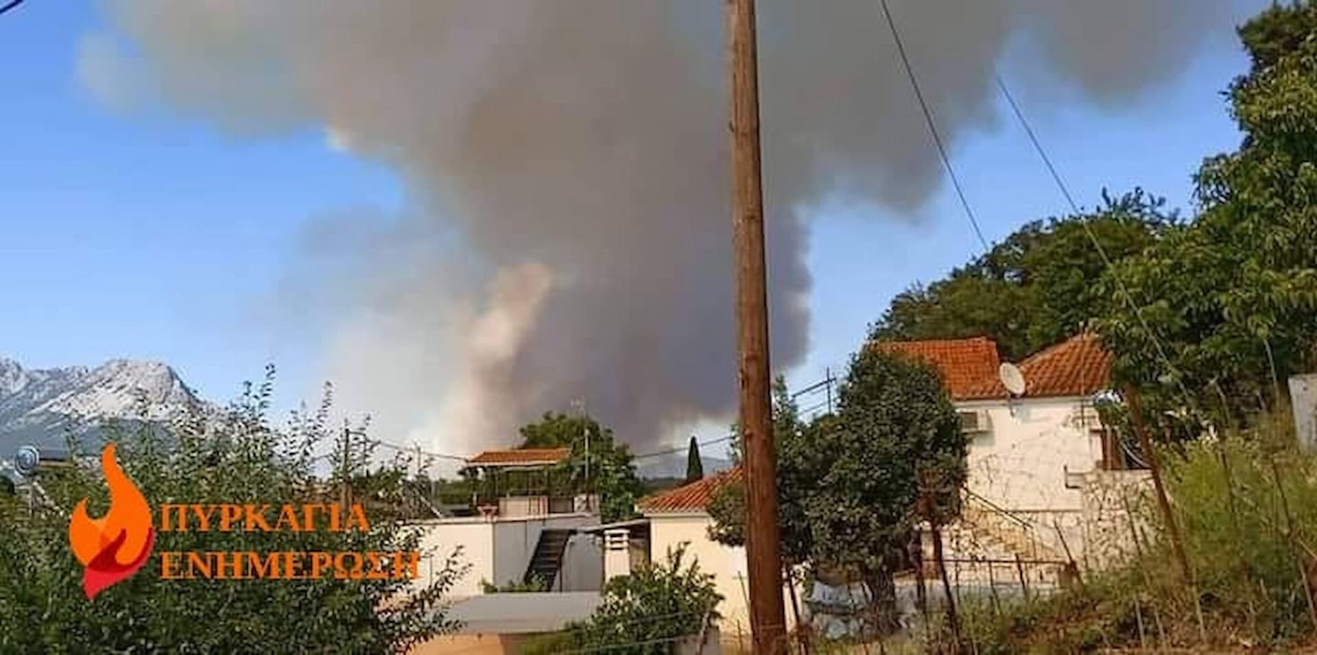 Εκκενώνεται το χωριό Βάλμη στην Ηλεία