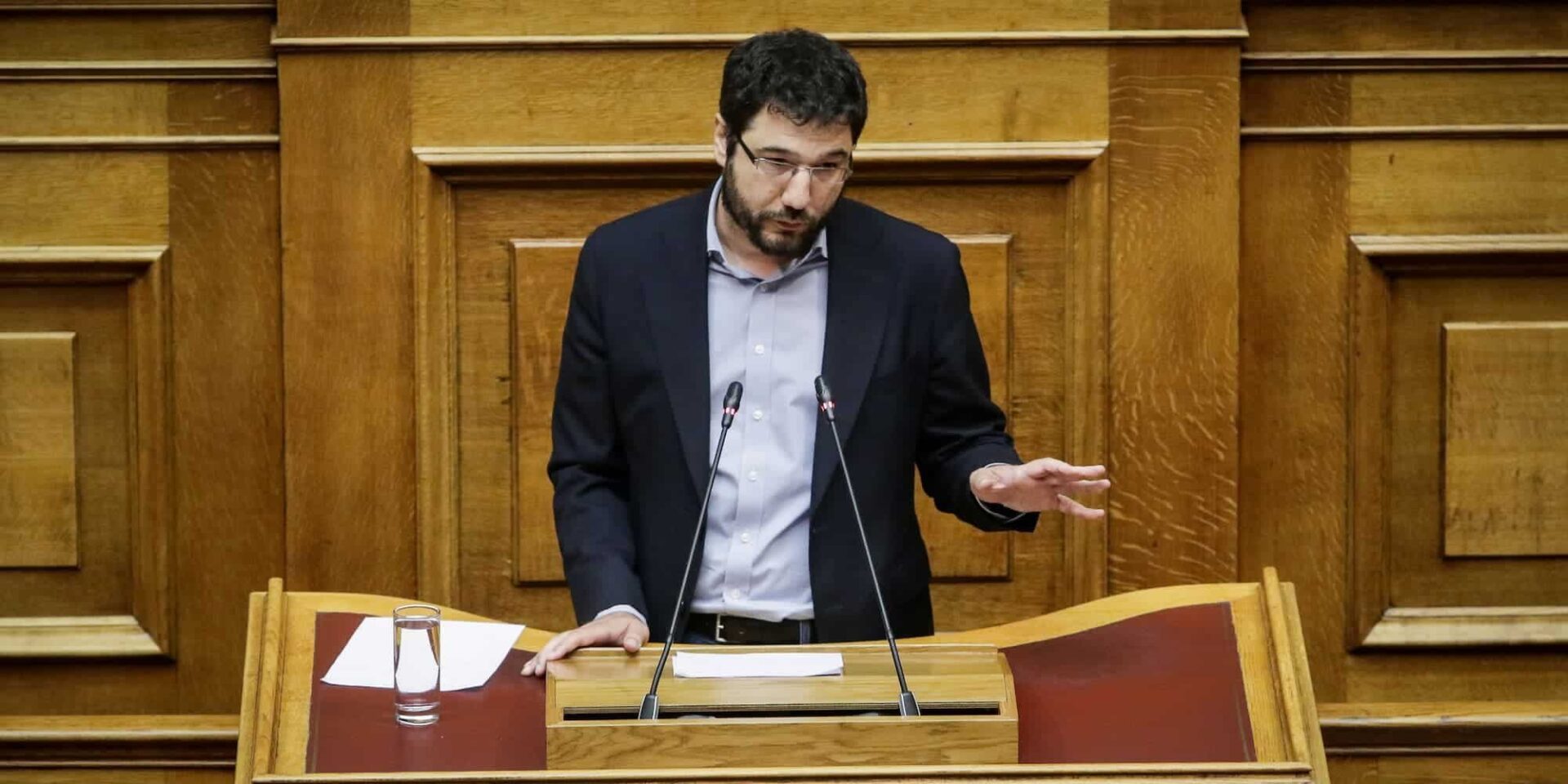 Ο εκπρόσωπος Τύπου του ΣΥΡΙΖΑ Νάσος Ηλιόπουλος