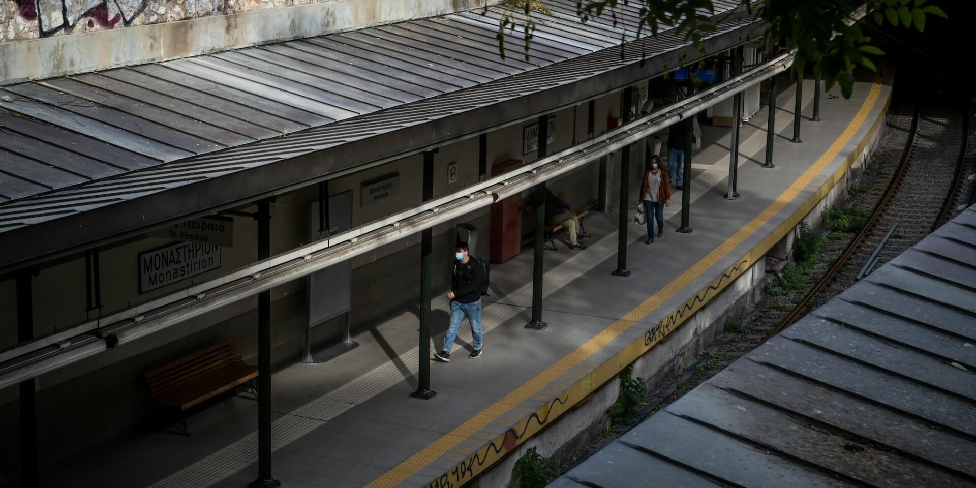 Ο σταθμός στο Μοναστηράκι