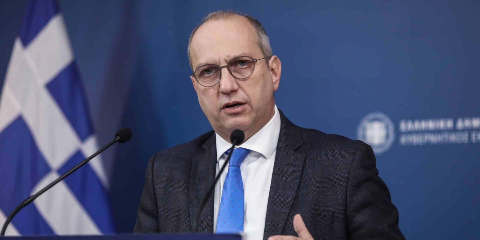 Ο κυβερνητικός εκπρόσωπος Γιάννης Οικονόμου
