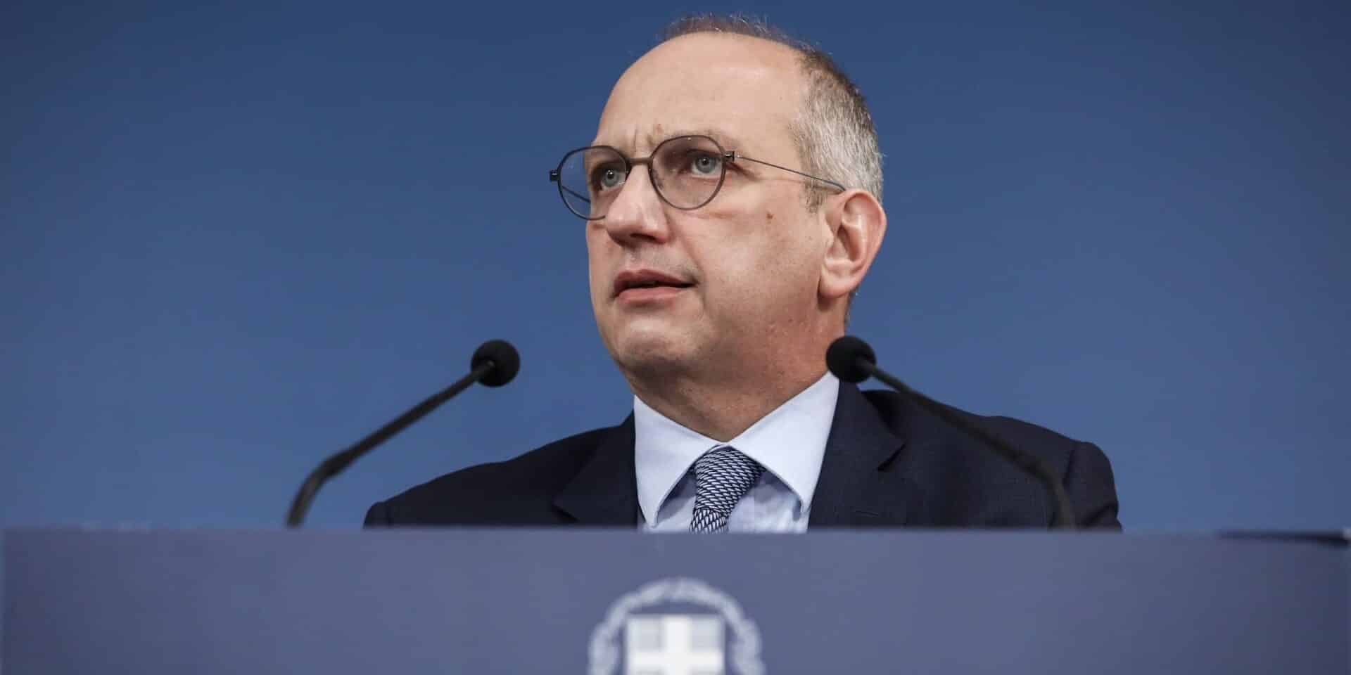 Ο κυβερνητικός εκπρόσωπος Γιάννης Οικονόμου