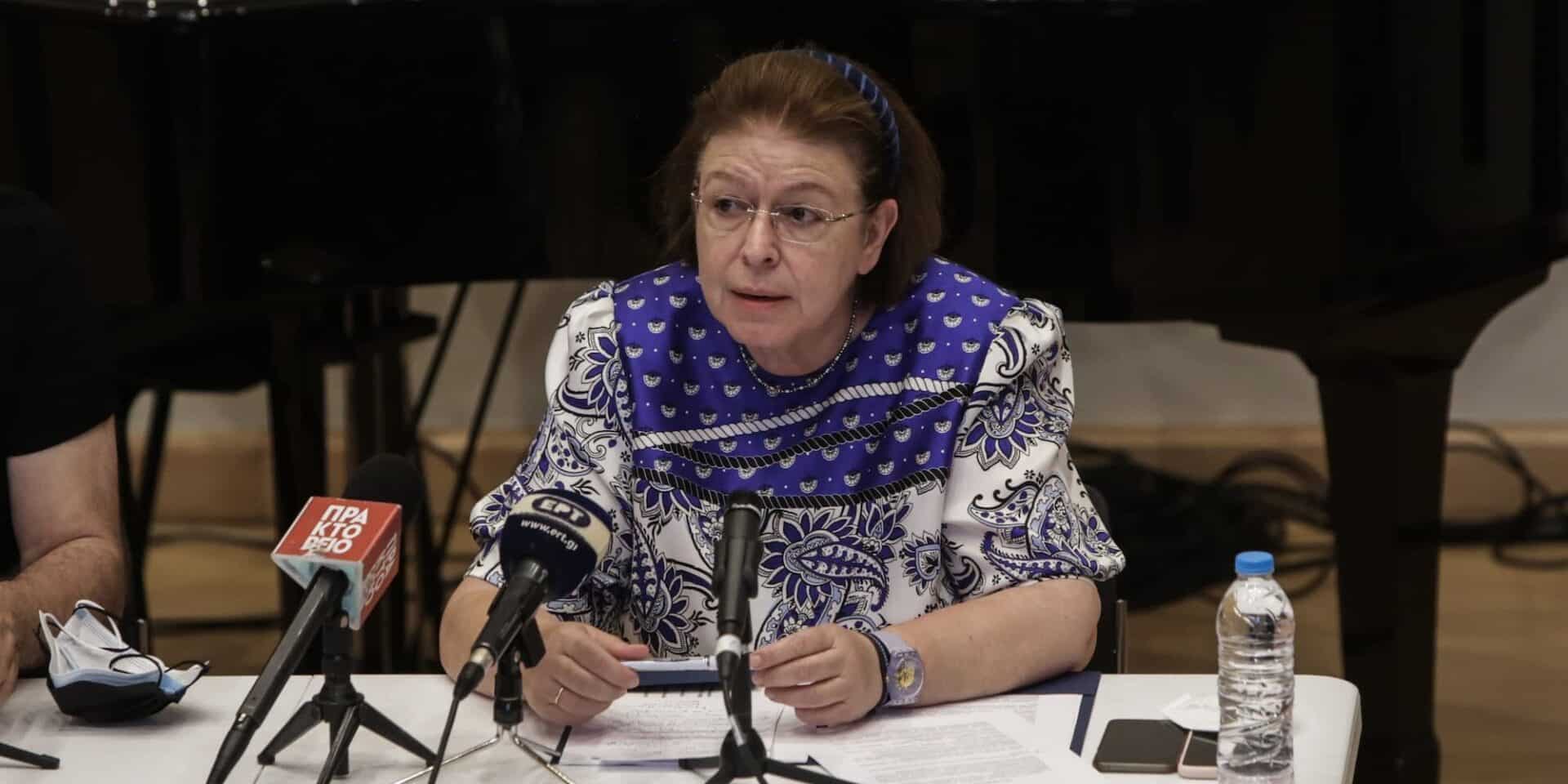 Η Υπουργός Πολιτισμού Λίνα Μενδώνη