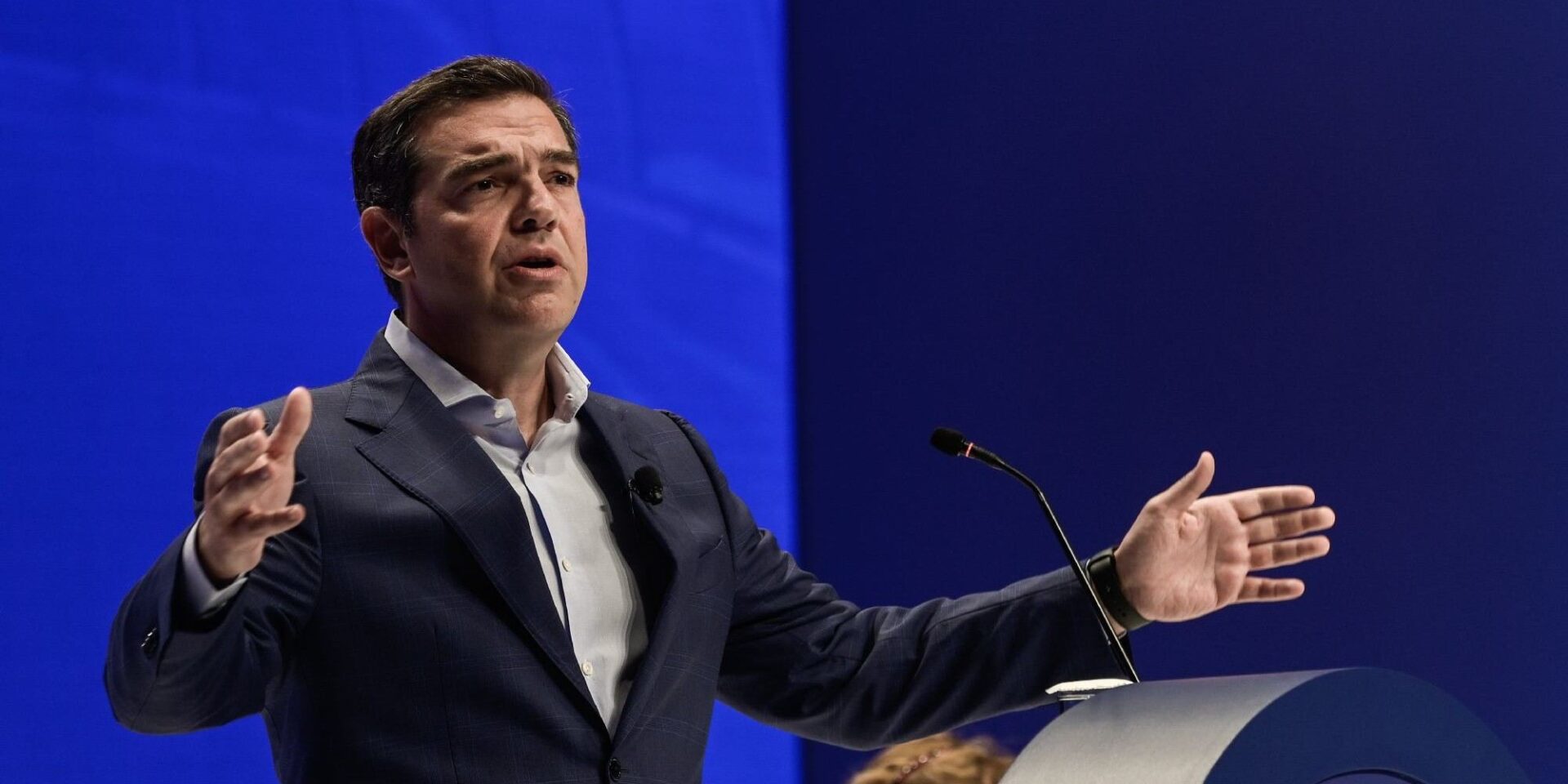 O πρόεδρος του ΣΥΡΙΖΑ Αλέξης Τσίπρας