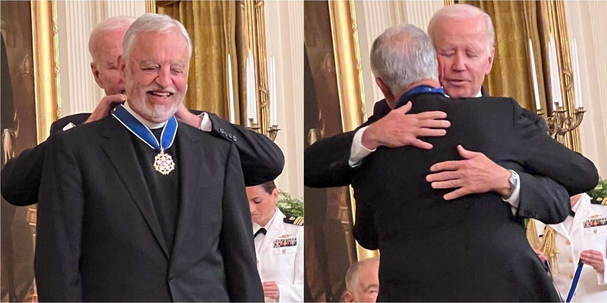 Ο Τζο Μπάιντεν τίμησε με το Προεδρικό Μετάλλιο Ελευθερίας τον πάτερ Άλεξ Καρλούτσο