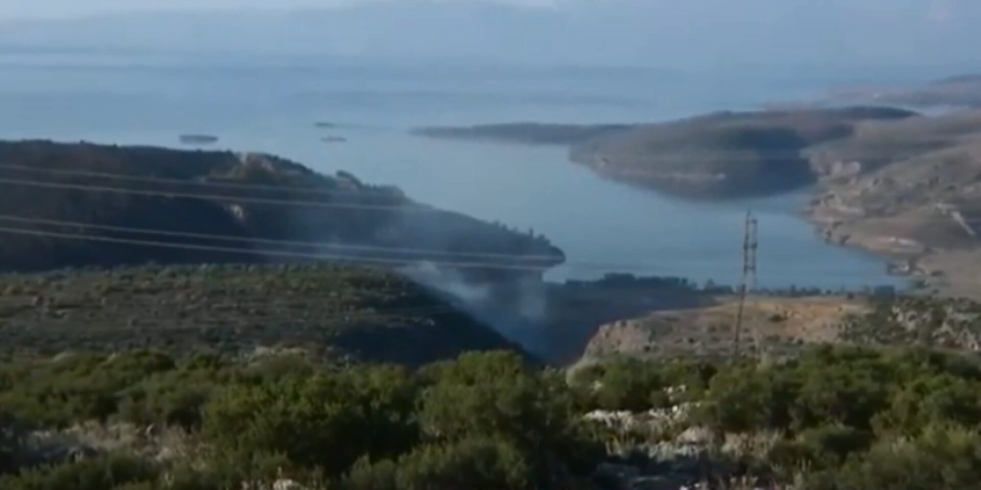 Εικόνα από την περιοχή της Φωκίδας το πρωί της Τρίτης
