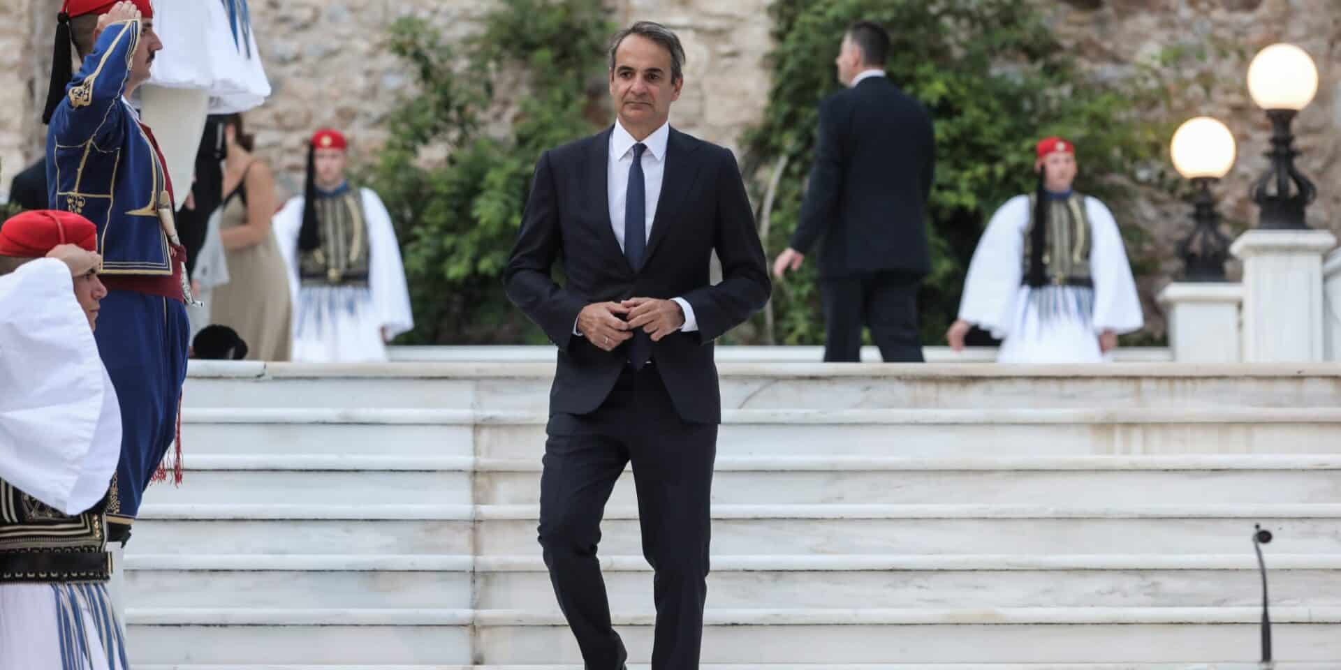 Ο Κυριάκος Μητσοτάκης στο Προεδρικό Μέγαρο