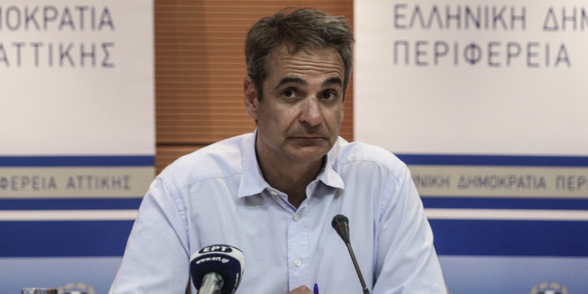 O πρωθυπουργός Κυριάκος Μητσοτάκης