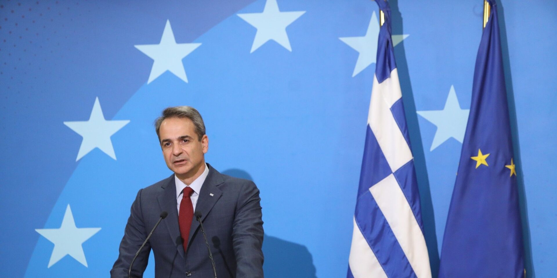 O πρωθυπουργός Κυριάκος Μητσοτάκης