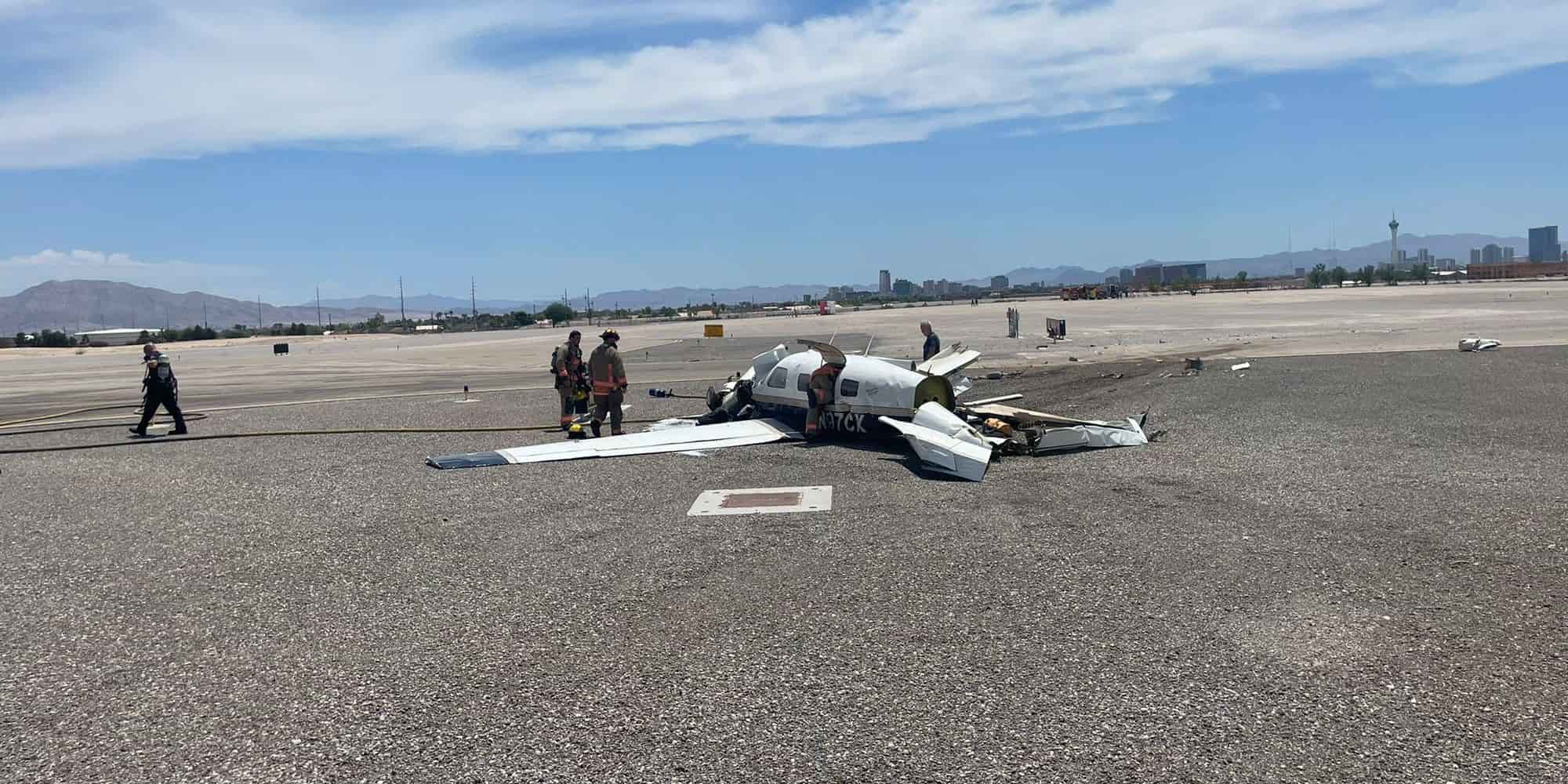 Το ένα από τα δύο αεροσκάφη που συγκρούστηκαν στο Λας Βέγκας