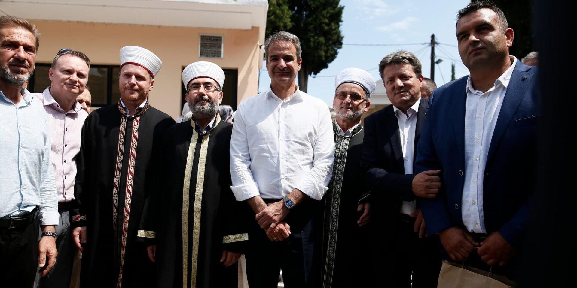 Ο Κυριάκος Μητσοτάκης στην Κομοτηνή