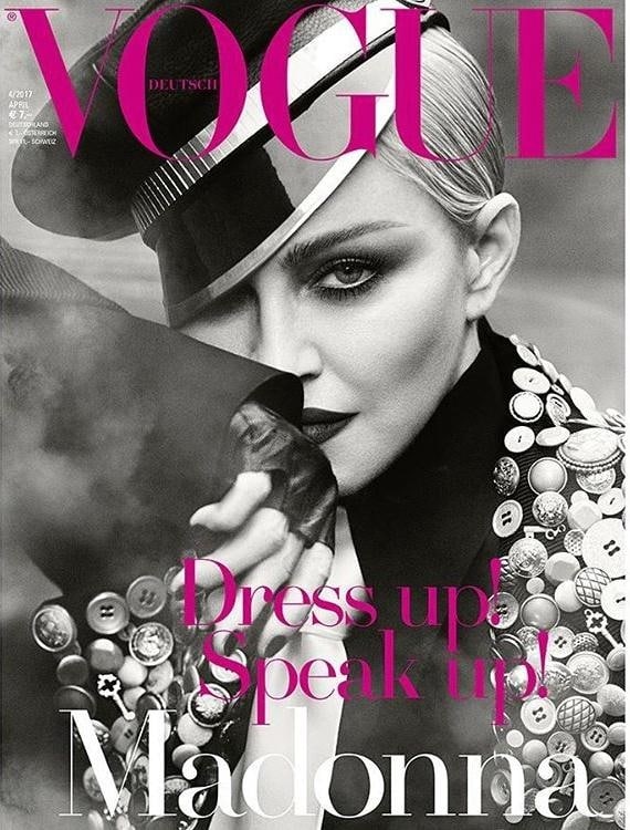 H Μαντόνα εξώφυλλο στο Vogue