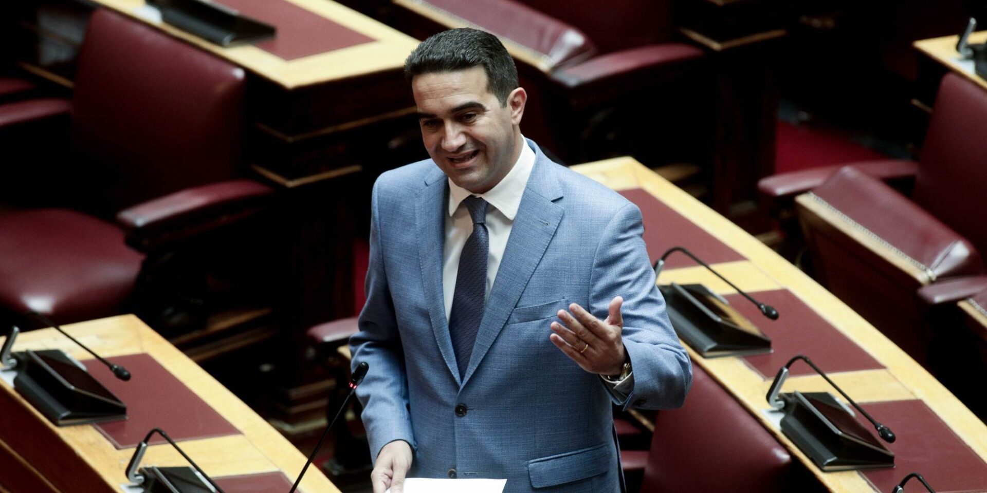 Ο επικεφαλής της Κοινοβουλευτικής Ομάδας του ΠΑΣΟΚ – Κινήματος Αλλαγής, Μιχάλης Κατρίνης