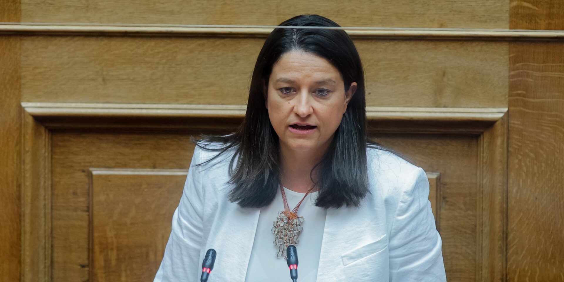 Η Νίκη Κεραμέως στην Ολομέλεια της Βουλής