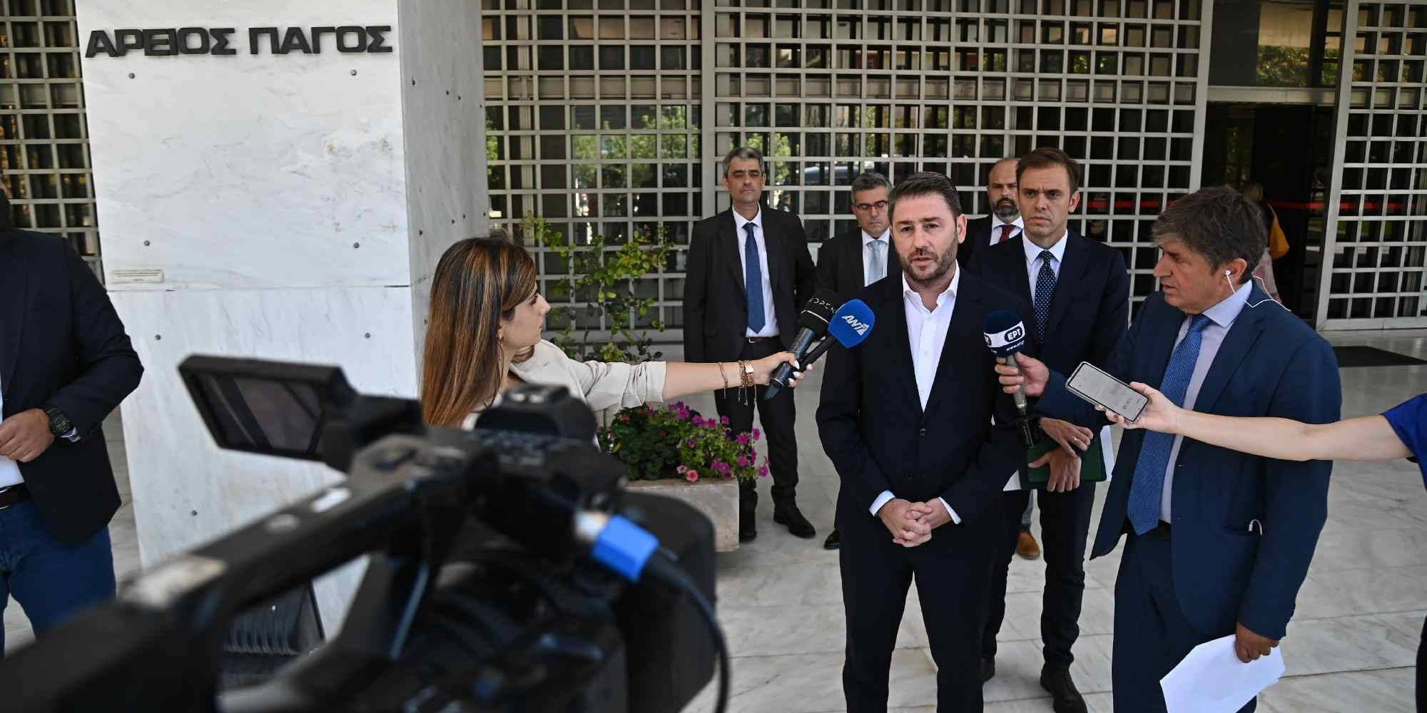 Μηνυτήρια αναφορά στην Εισαγγελεία του Αρείου Πάγου κατέθεσε ο πρόεδρος του ΠΑΣΟΚ- ΚΙΝΑΛ, Νίκος Ανδρουλάκης