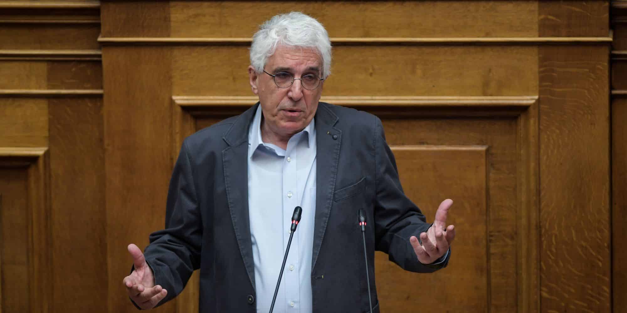 O Νίκος Παρασκευόπουλος στην Ολομέλεια της Βουλής