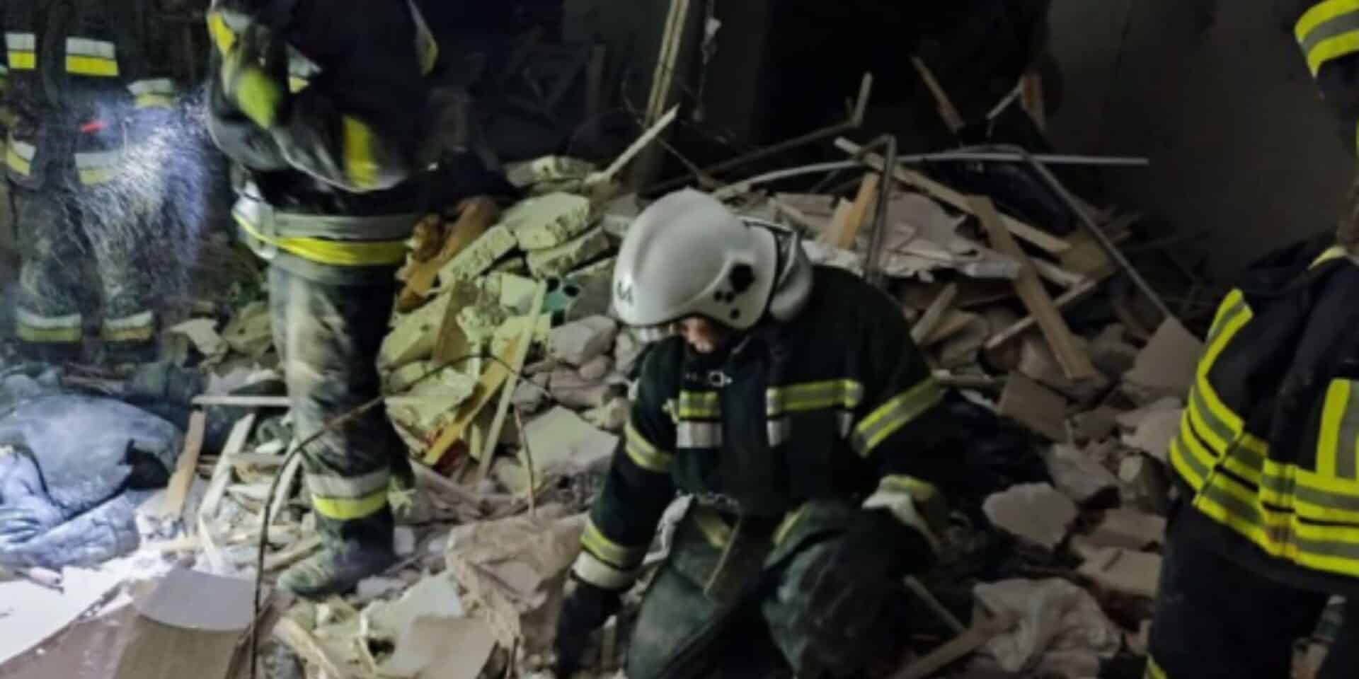 Εικόνα από το σημείο που έπεσε ο πύραυλος