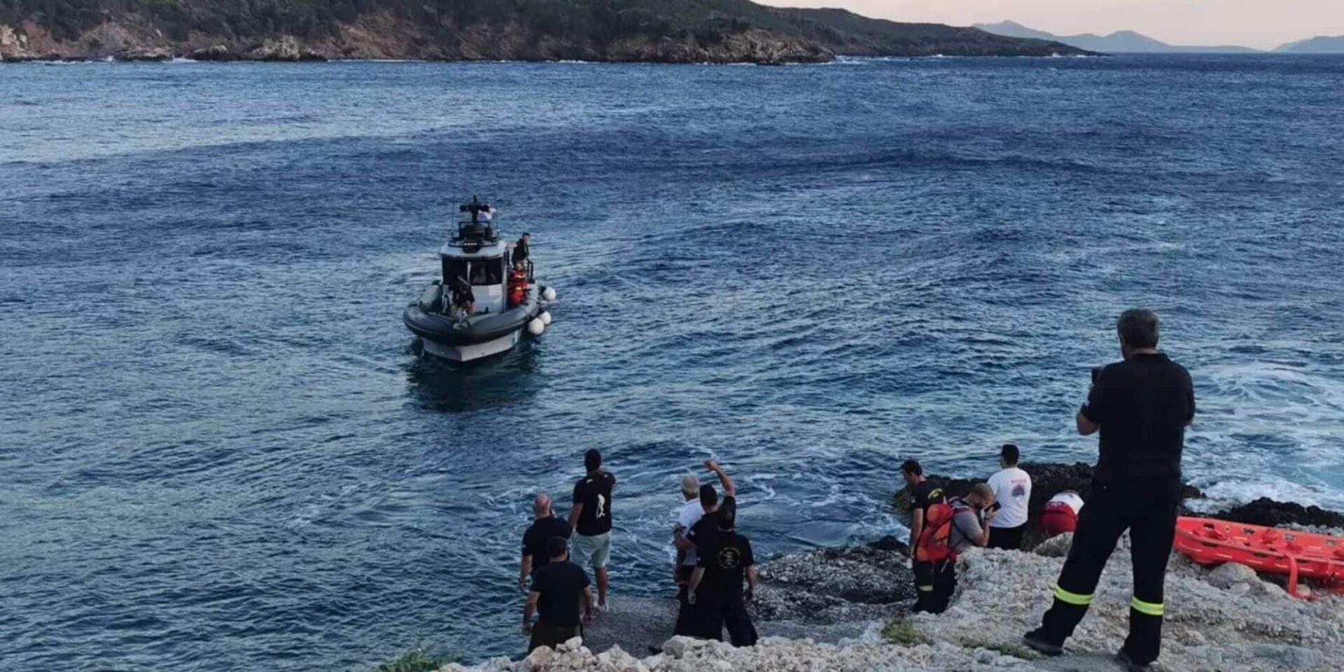 Το σημείο που έπεσε το ελικόπτερο