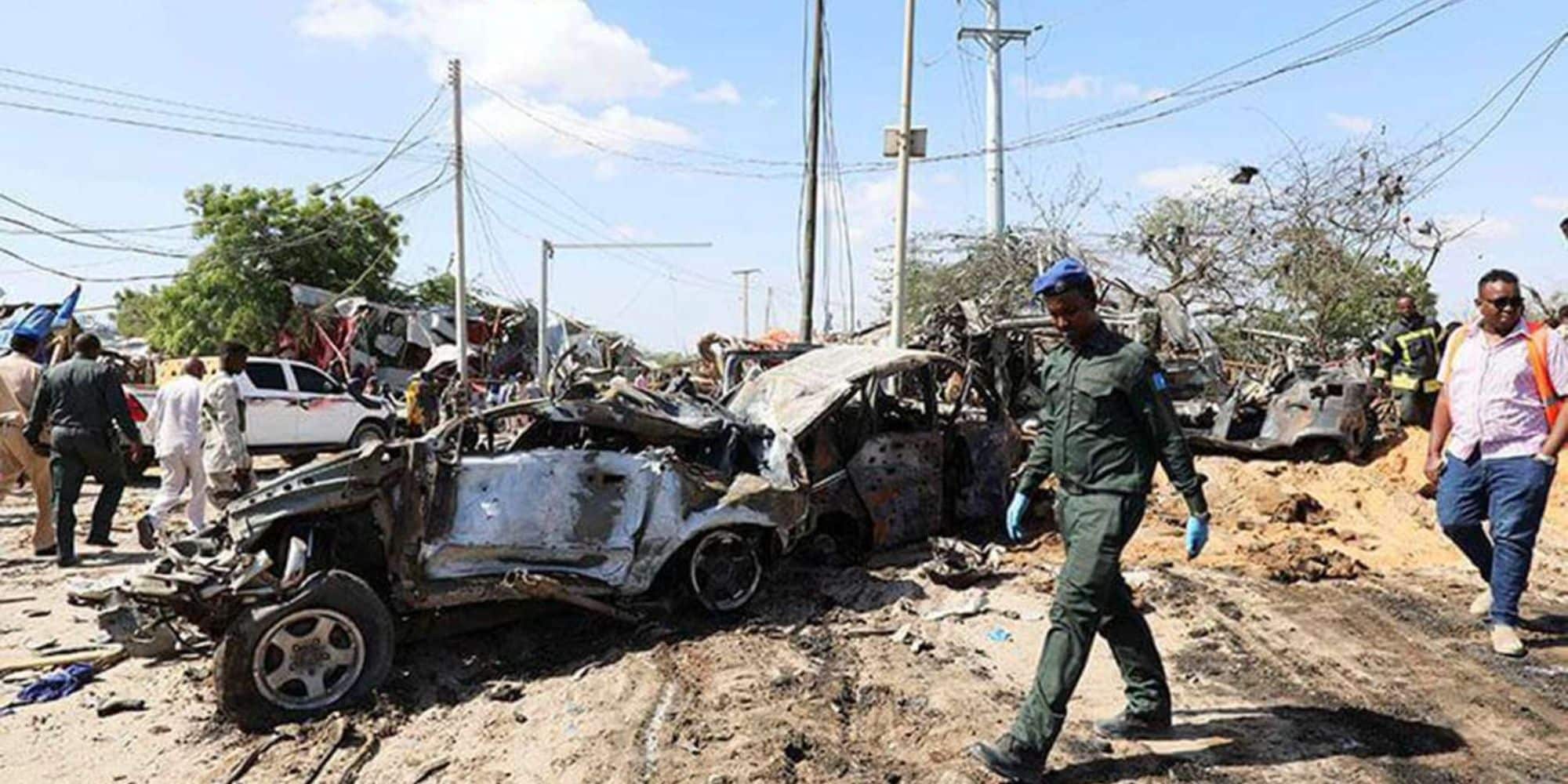 Εικόνα από την επίθεση στη Σομαλία