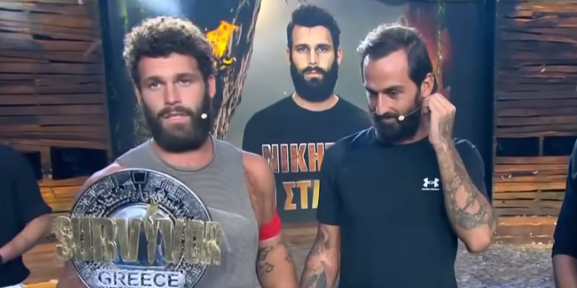Στάθης Σχίζας και Άρης Σοϊλέδης στον τελικό του Survivor