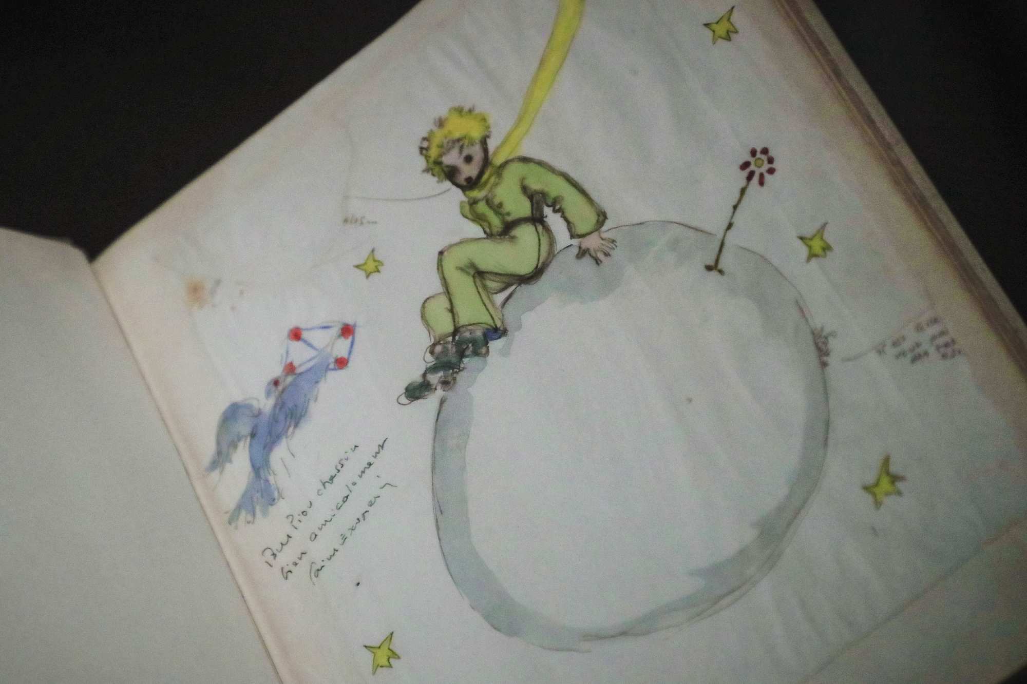 Πρωτότυπο σκίτσο του Αντουάν ντε Σαιντ Εξυπερύ από το βιβλίο «Μικρός Πρίγκιπας»