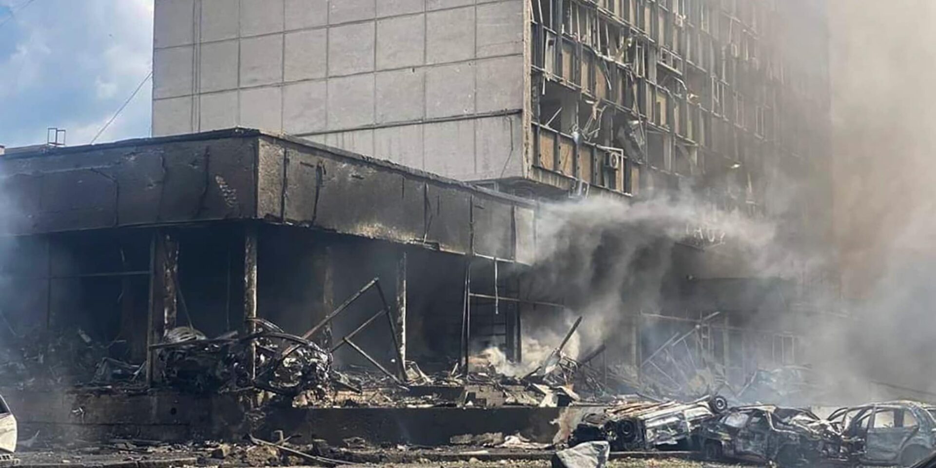 Πυραυλική επίθεση στη Βινίτσια στην Ουκρανία