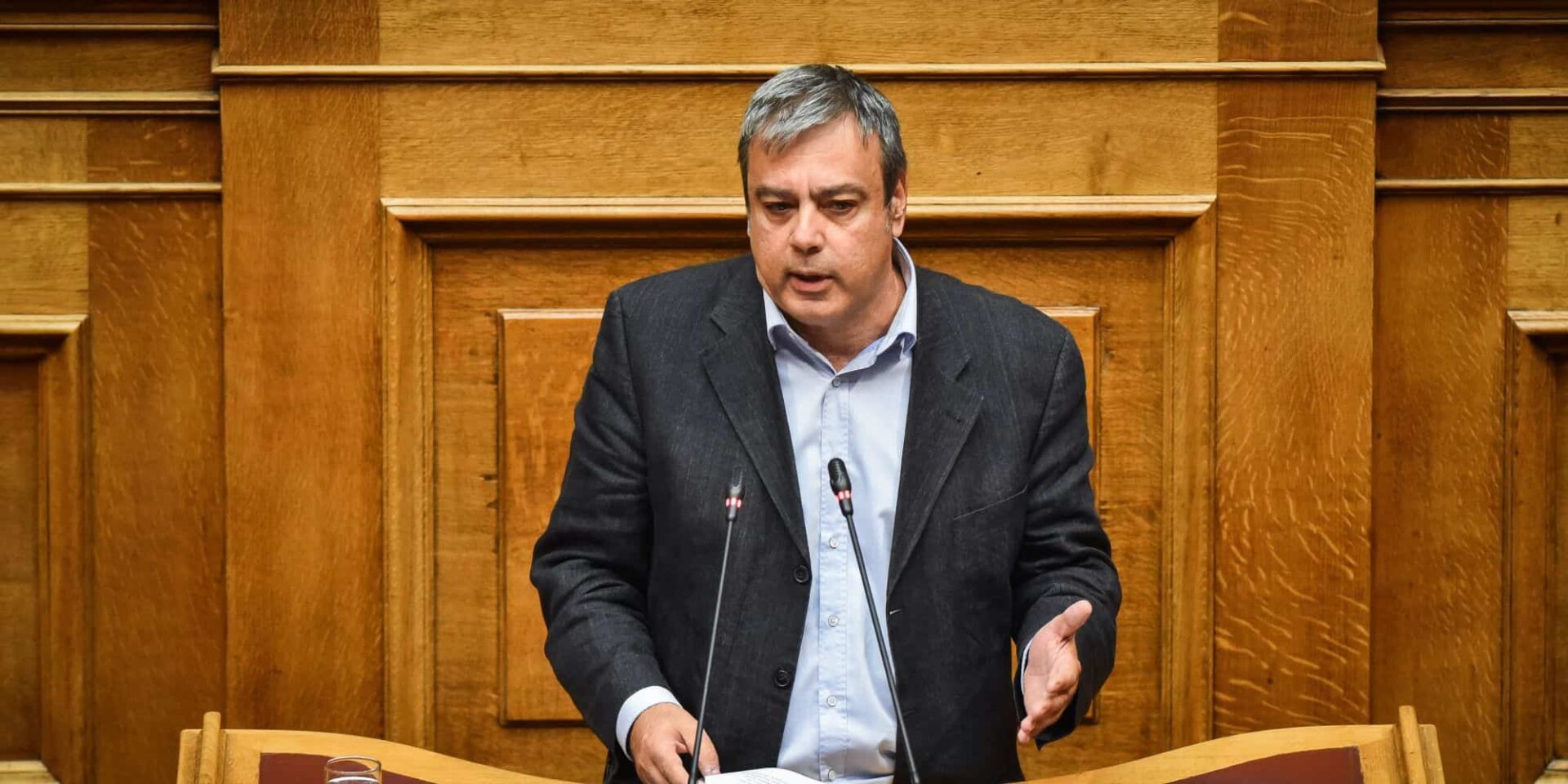 O Χριστόφορος Βερναρδάκης στην Ολομέλεια της Βουλής