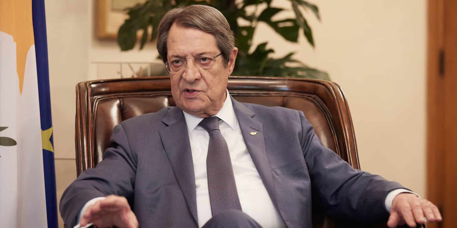 Ο πρόεδρος της Κύπρου, Νίκος Αναστασιάδης