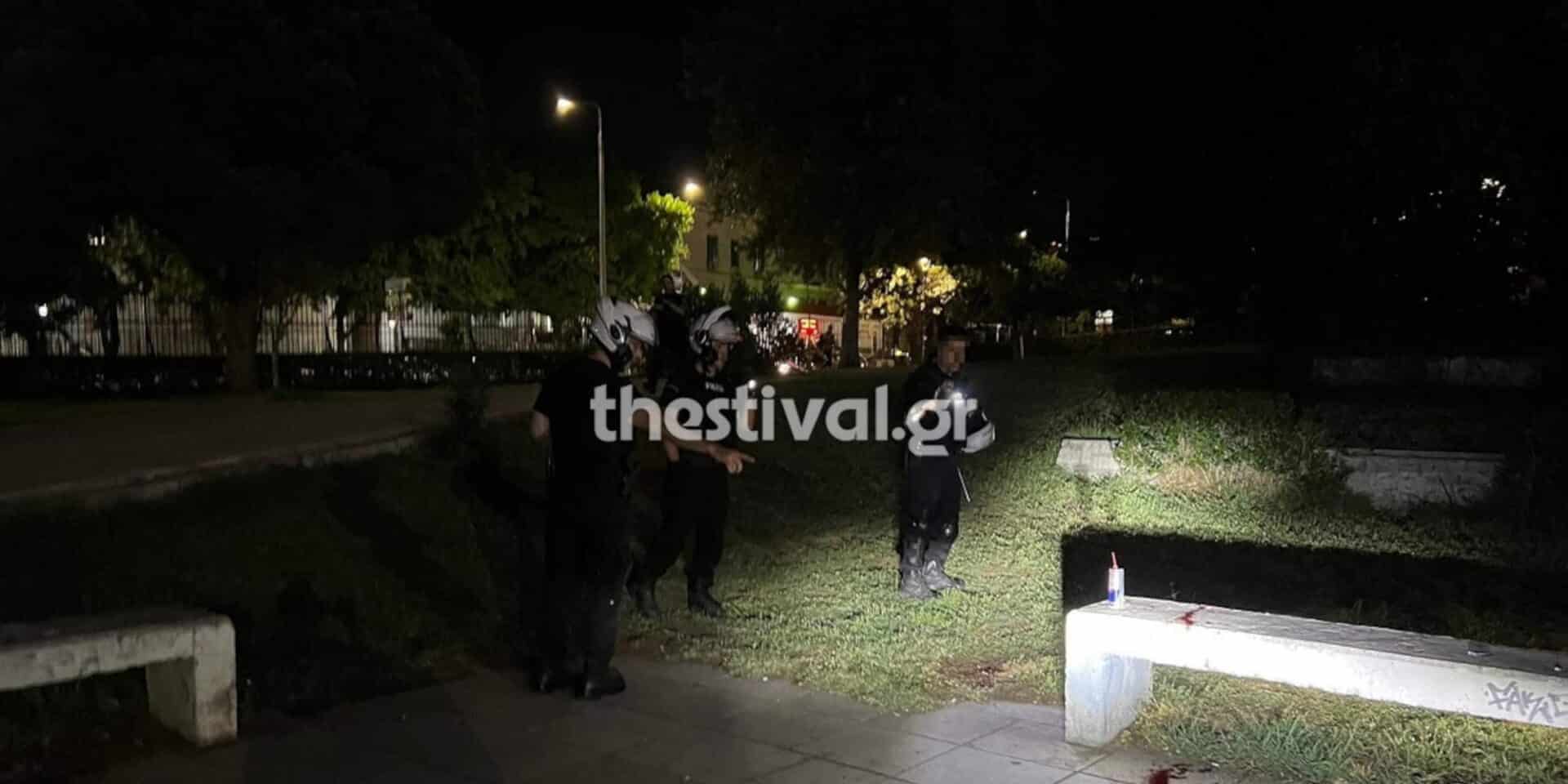 Άνδρες της ΕΛ.ΑΣ. στο campus του ΑΠΘ έπειτα από επεισόδιο πυροβολισμών