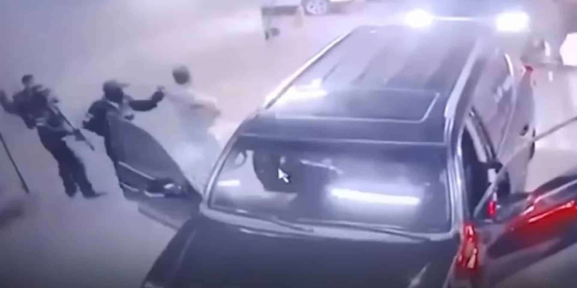 Εικόνα από τη στιγμή της εκτέλεσης