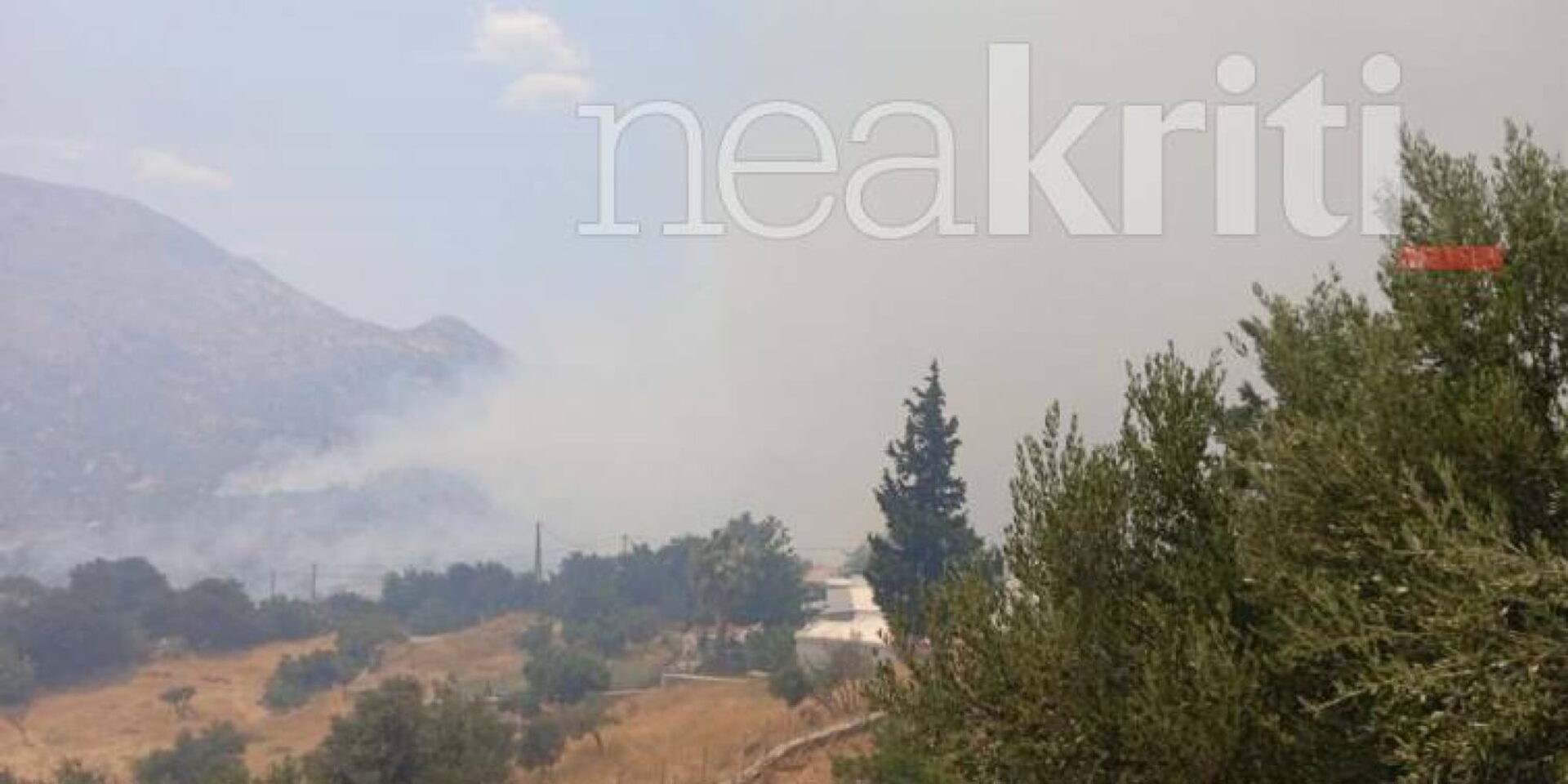Φωτιά στο Ρέθυμνο