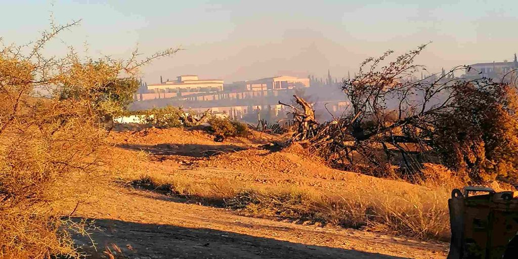 Πυρκαγιά στο Κρανίδι Αργολίδας στις εγκαταστάσεις του Τουριστικού συγκροτήματος του ΑΜΑΝ ΖΟΕ στην Ερμιονίδα
