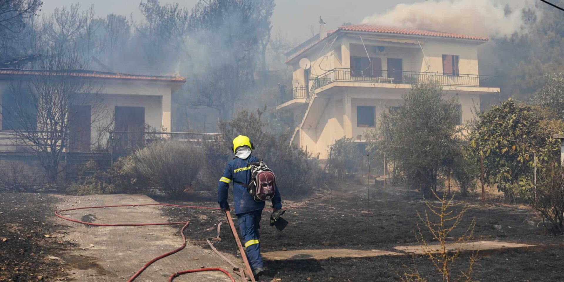 Φωτιά στα Βατερά Λέσβου