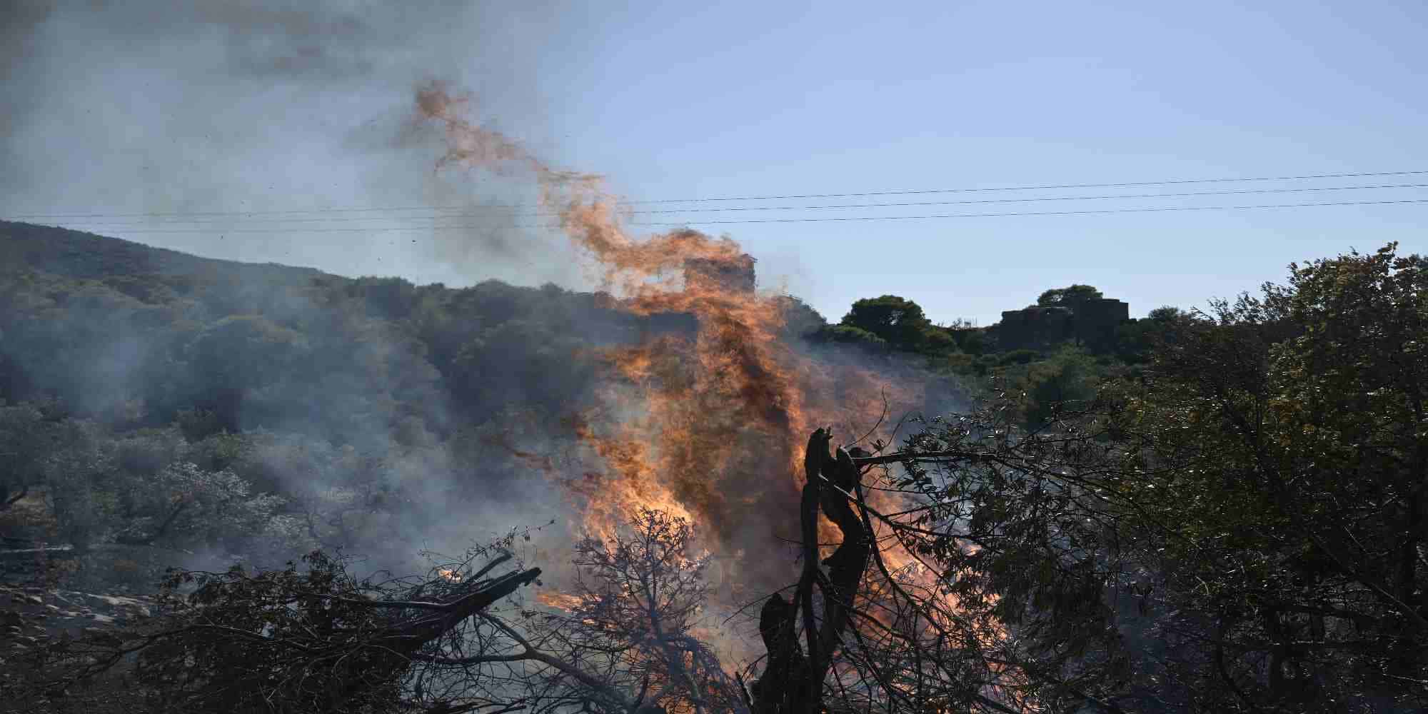 Πυρκαγιά στο Πόρτο Γερμενό, Τρίτη 5 Ιουλίου 2022