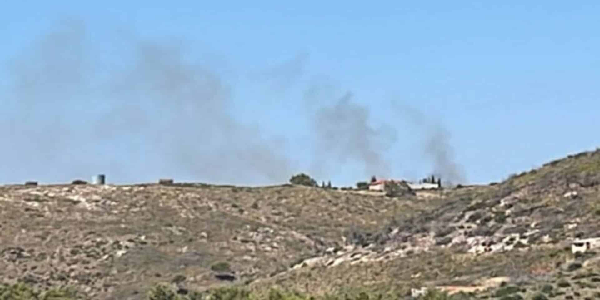 Η φωτιά στο Νταού Πεντέλης