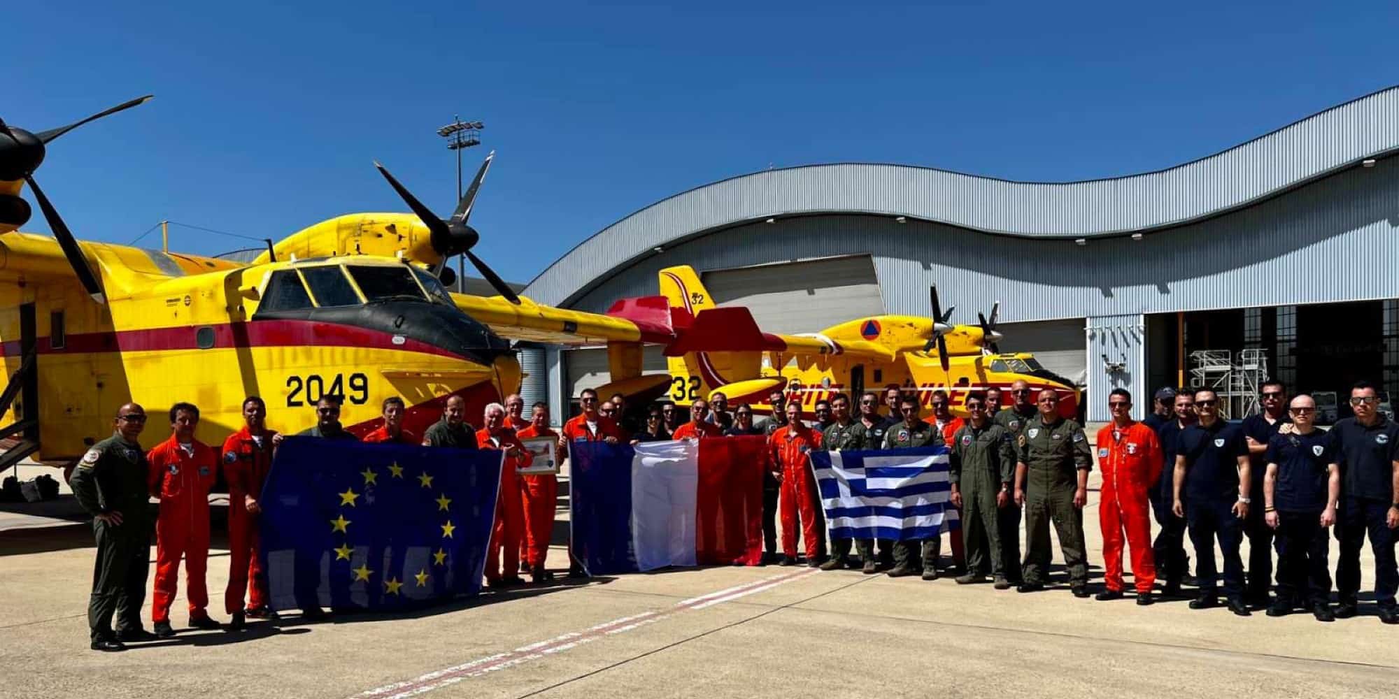Τα ελληνικά Canadair επέστρεψαν από τη Γαλλία στην Ελλάδα