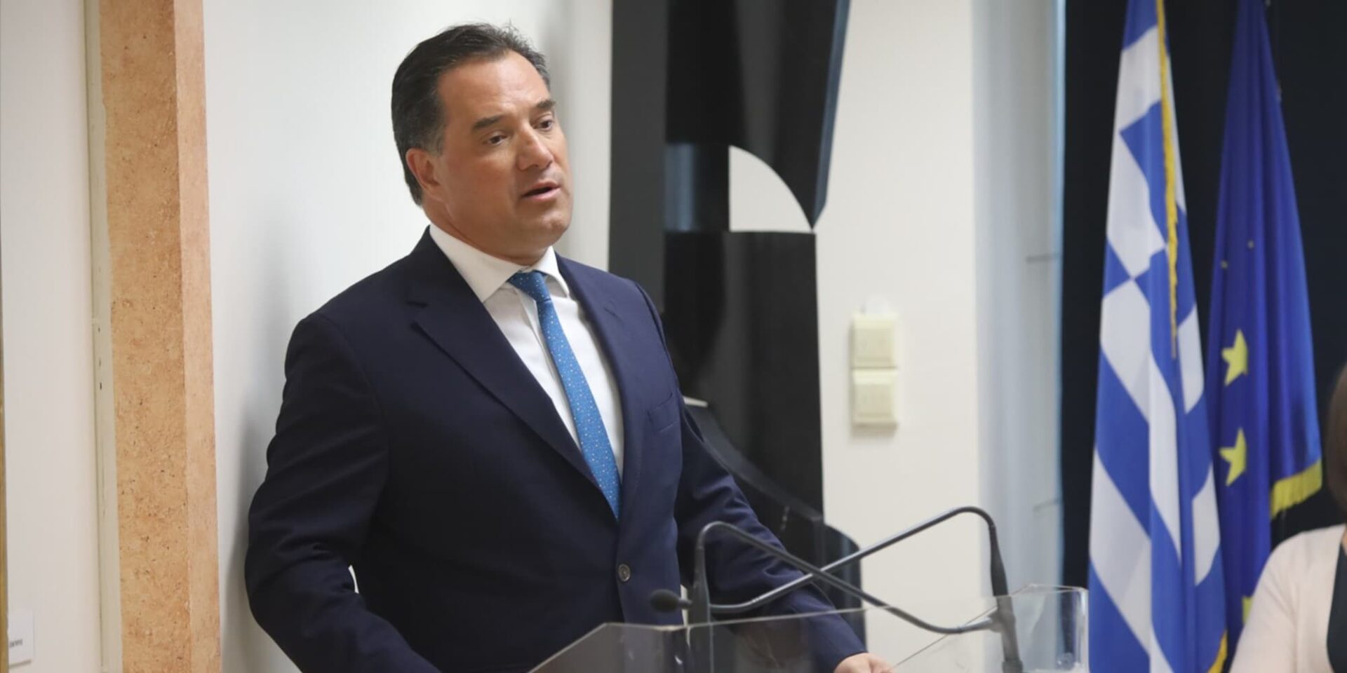 Ο υπουργός Ανάπτυξης και Επενδύσεων,  Άδωνις Γεωργιάδης