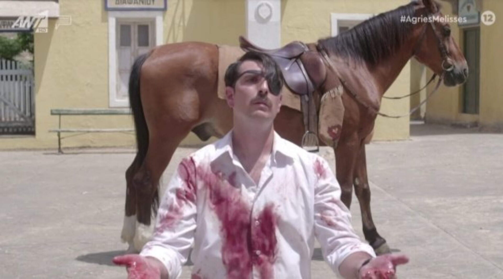 Ο Γιώργος Γεροντιδάκης στο τελευταίο επεισόδιο της σειράς «Άγριες Μέλισσες»