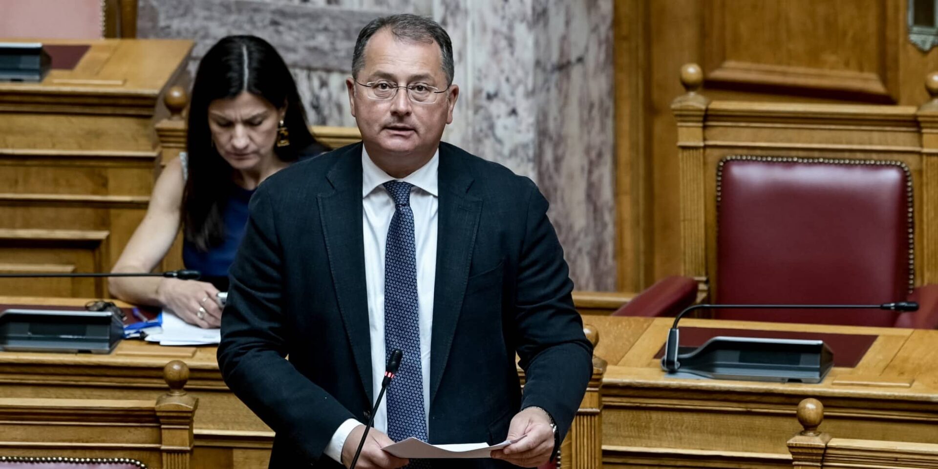 Ο υφυπουργός Αγροτικής Ανάπτυξης και Τροφίμων και βουλευτής Άρτας της ΝΔ Γεώργιος Στύλιος