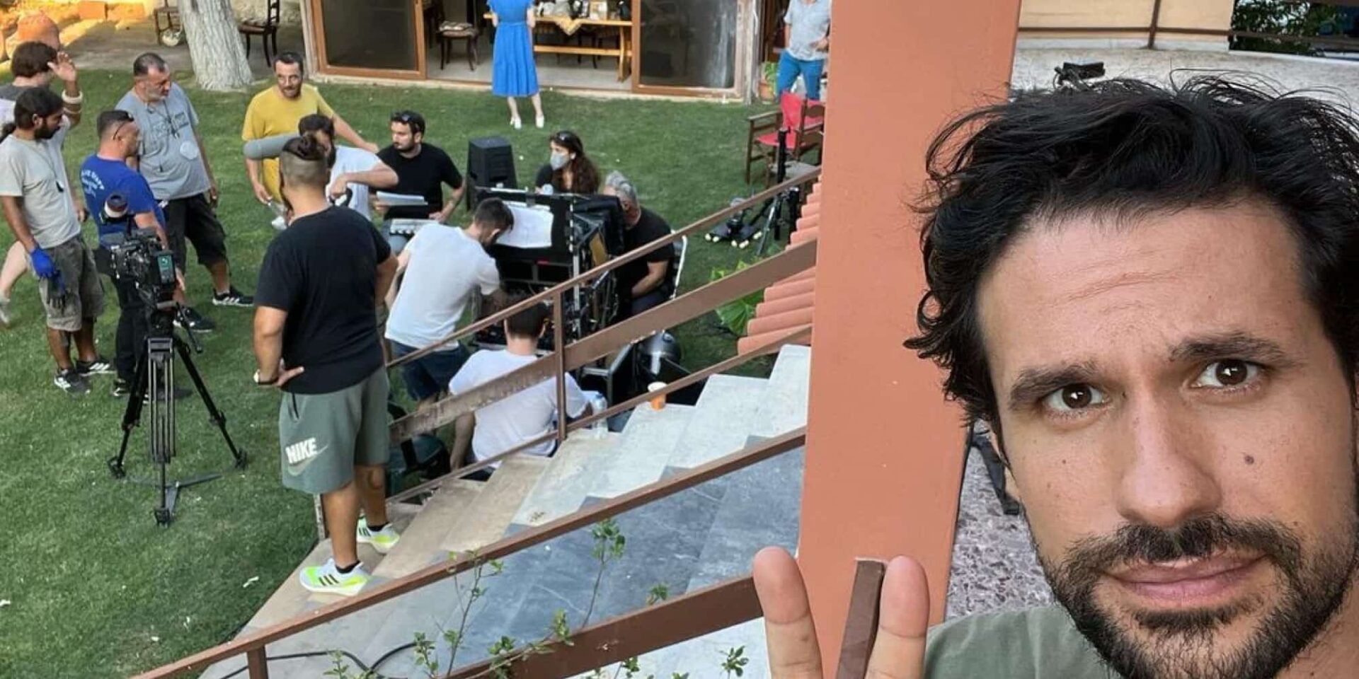 Φωτογραφία από τα γυρίσματα της σειράς «Σασμός»