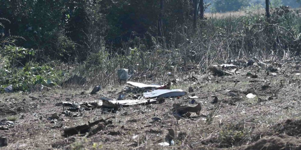 Το σημείο που έπεσε το αεροσκάφος Antonov στην Καβάλα