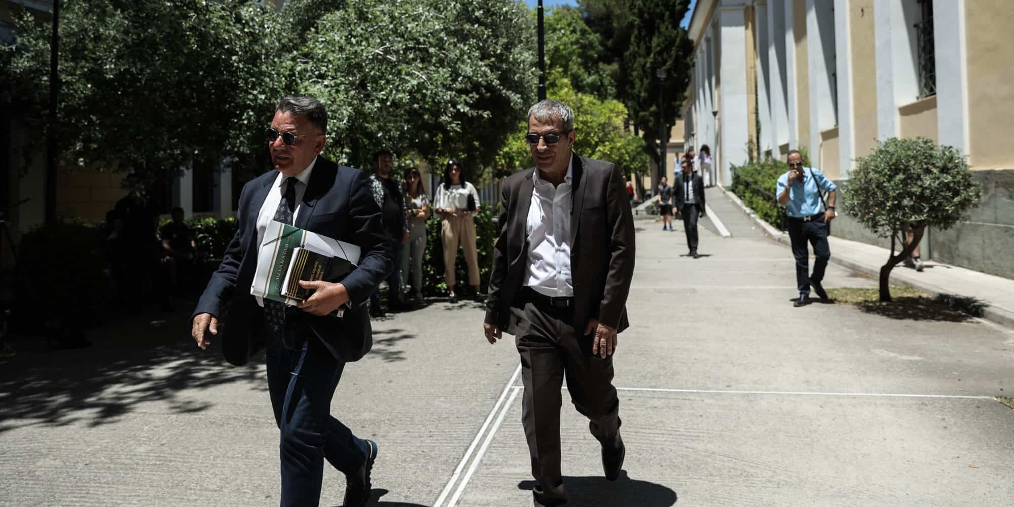 Ο Θέμης Αδαμαντίδης και ο Αλέξης Κούγιας στα δικαστήρια