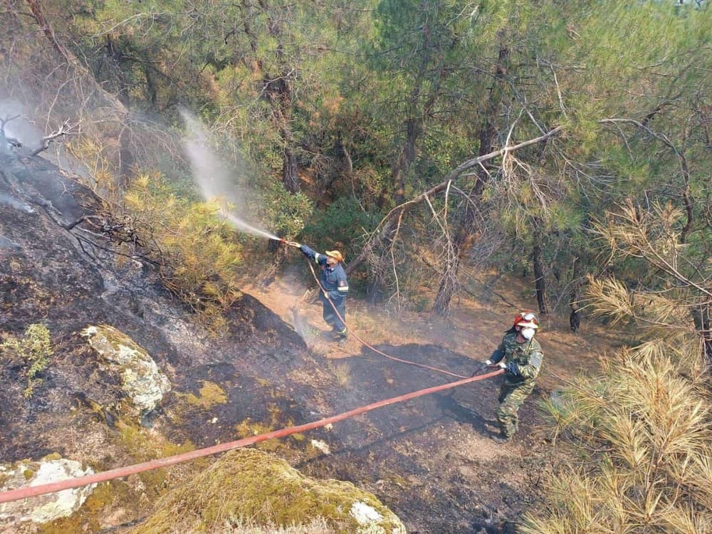 Συμβολή των Ενόπλων Δυνάμεων στη φωτιά στον Έβρο